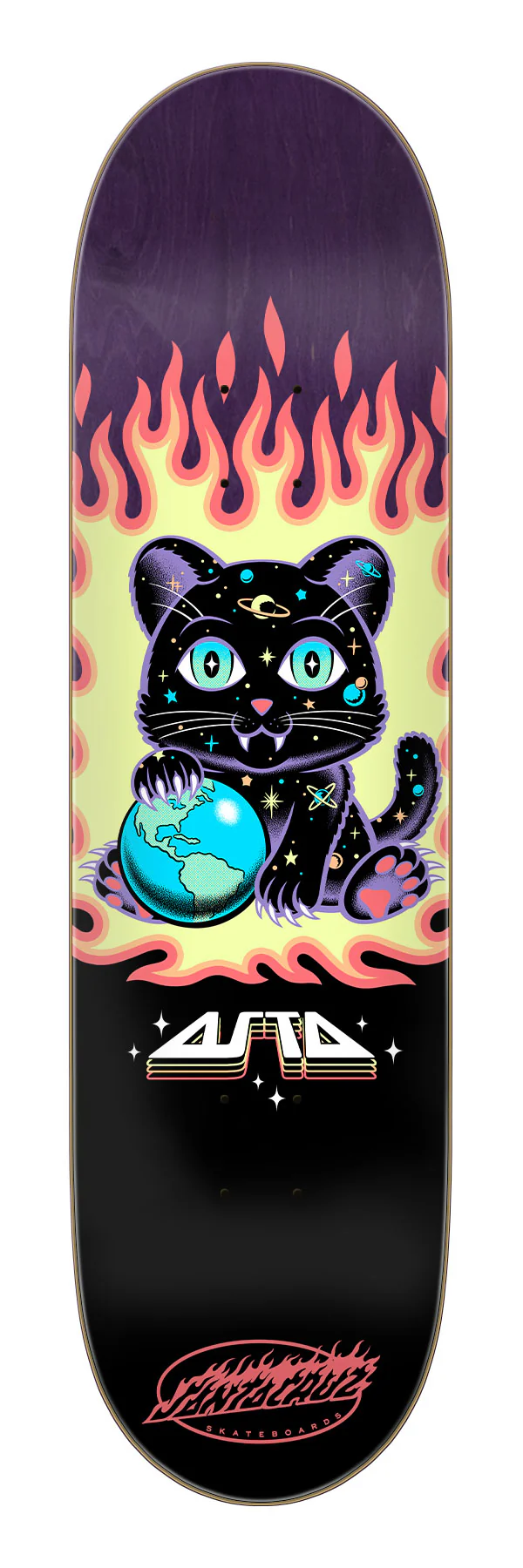 8.0in Asta Space Kitten Santa Cruz VX Skateboard Deck | 2nd Nature